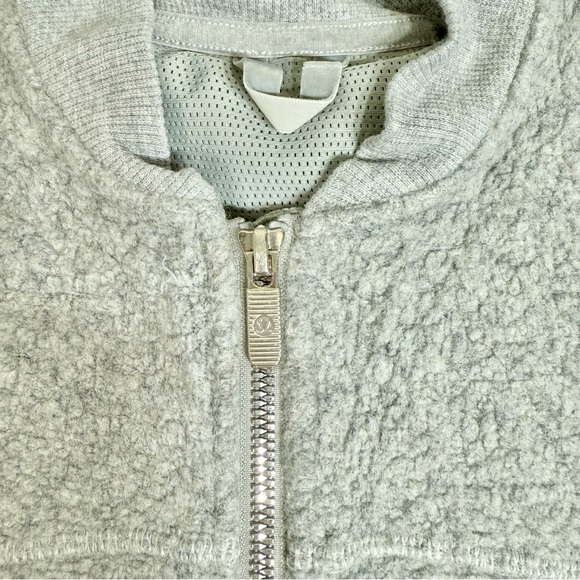 Lululemon Stand Out Sherpa Full Zip Jacket Size 6 in Heathered Core Light Grey - Picture 5 of 10